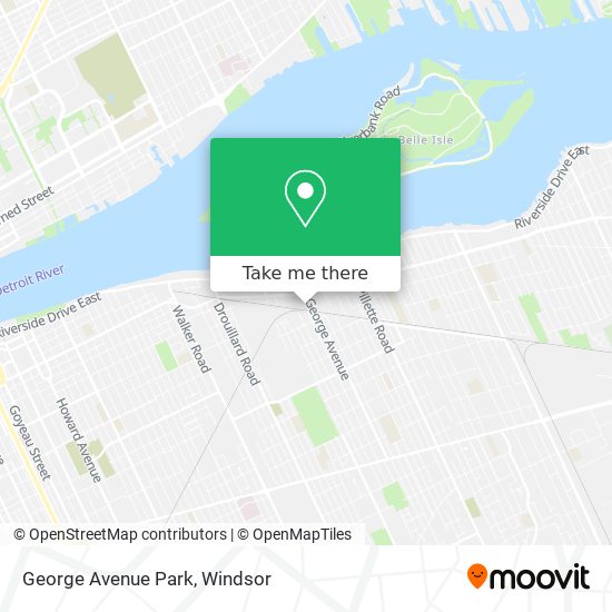 George Avenue Park plan