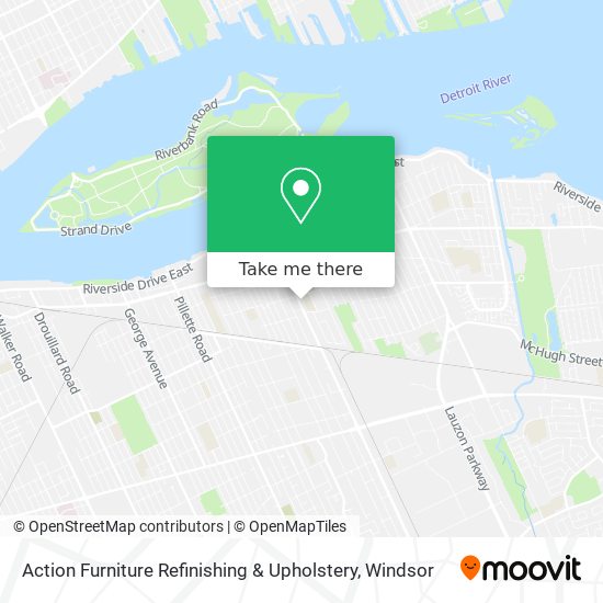 Action Furniture Refinishing & Upholstery map