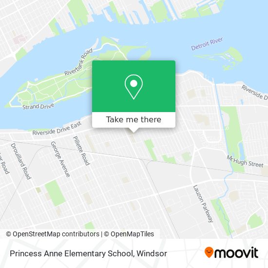 Princess Anne Elementary School map