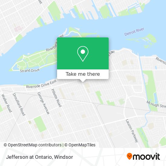 Jefferson at Ontario map