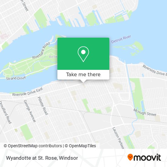 Wyandotte at St. Rose map