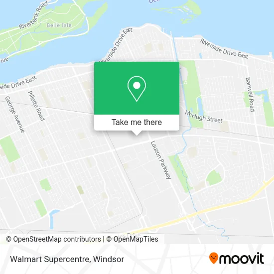 Walmart Supercentre map