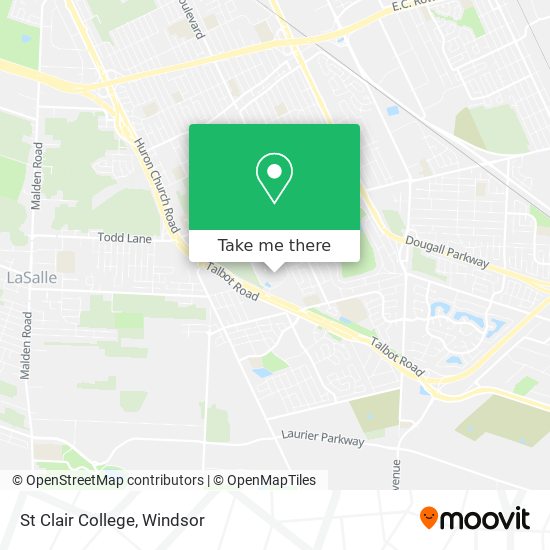 St Clair College Campus Map How To Get To St Clair College In South Windsor By Bus?