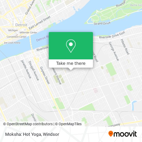 Moksha: Hot Yoga map