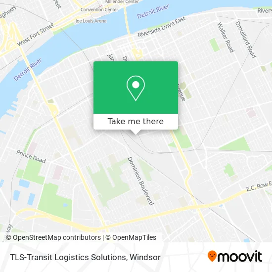 TLS-Transit Logistics Solutions map