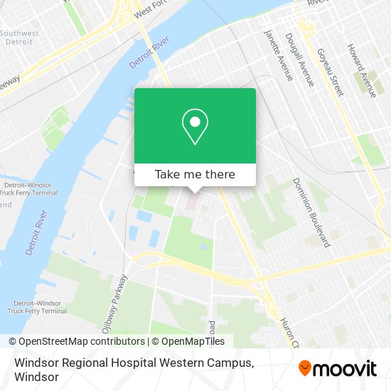 Windsor Regional Hospital Western Campus plan