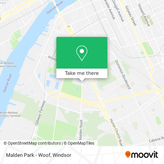 Malden Park - Woof plan