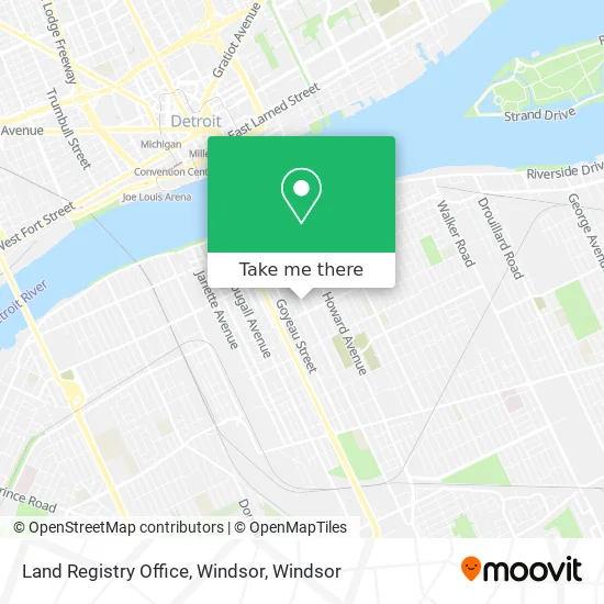 Land Registry Office, Windsor map