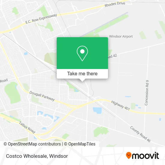 Costco Wholesale map