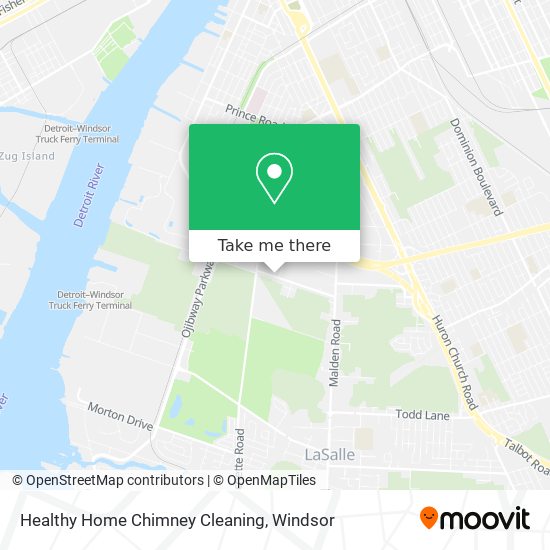 Healthy Home Chimney Cleaning map