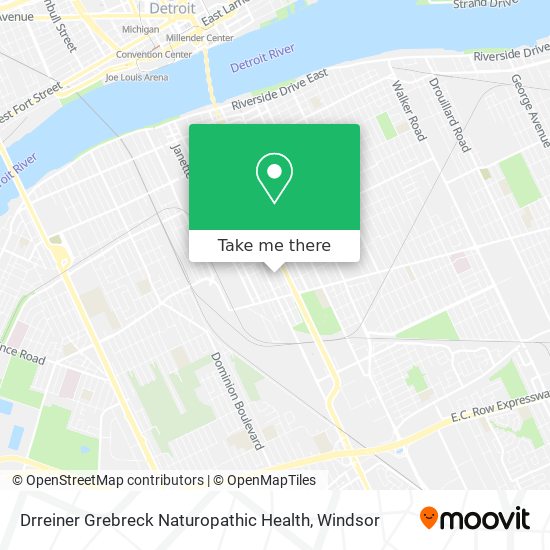 Drreiner Grebreck Naturopathic Health map