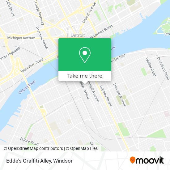 Edde's Graffiti Alley map