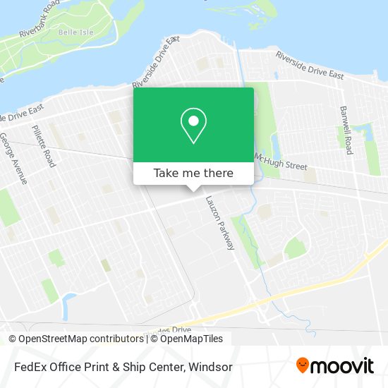 FedEx Office Print & Ship Center map