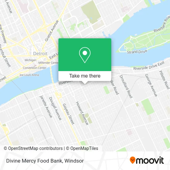 Divine Mercy Food Bank map