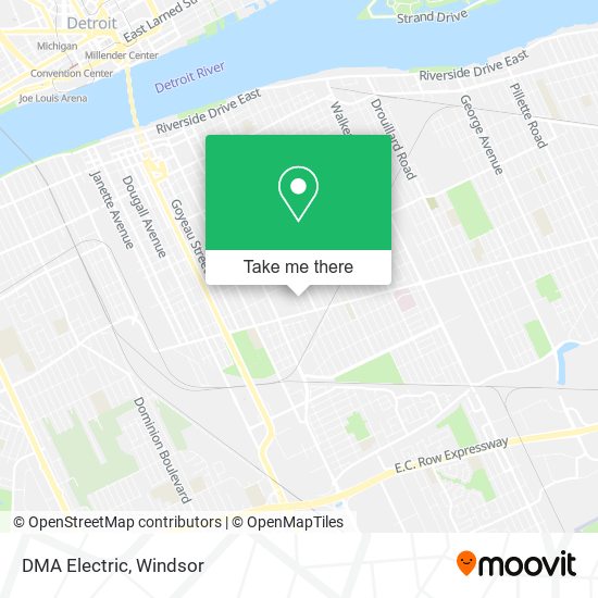 DMA Electric map