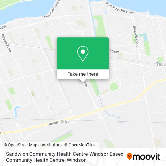 Sandwich Community Health Centre-Windsor Essex Community Health Centre plan
