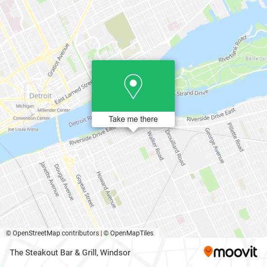 The Steakout Bar & Grill map