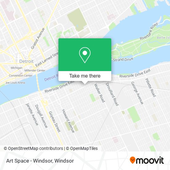 Art Space - Windsor map