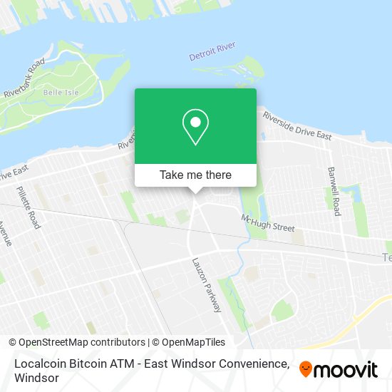 Localcoin Bitcoin ATM - East Windsor Convenience map