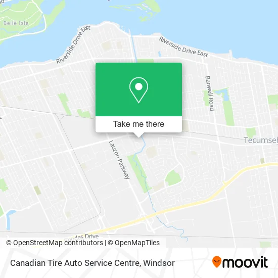 Canadian Tire Auto Service Centre map