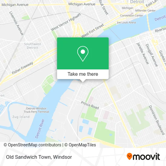 Old Sandwich Town map