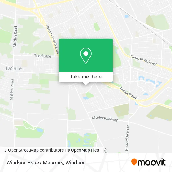 Windsor-Essex Masonry map