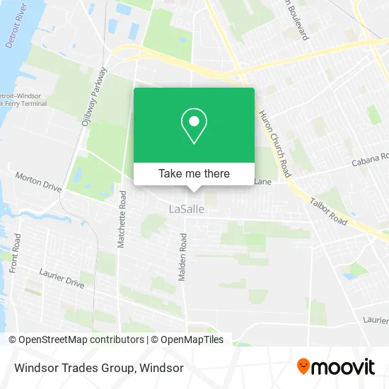 Windsor Trades Group map