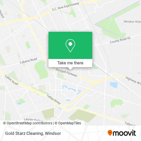 Gold Starz Cleaning map