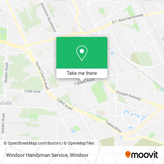 Windsor Handyman Service map