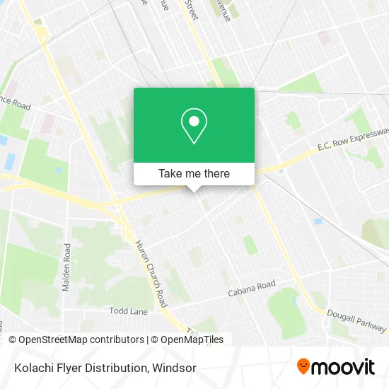 Kolachi Flyer Distribution map