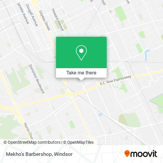 Mekho's Barbershop map