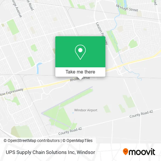UPS Supply Chain Solutions Inc map