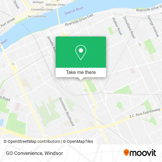 GO Convenience map