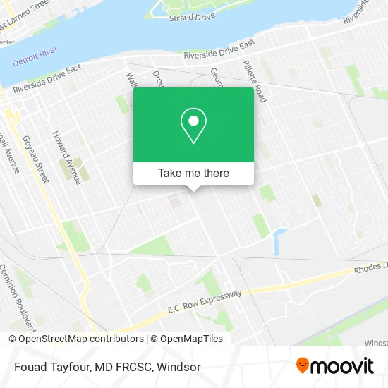 Fouad Tayfour, MD FRCSC map