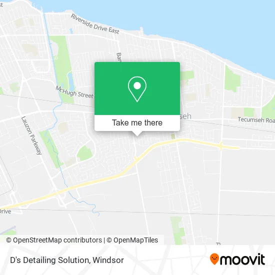 D's Detailing Solution map