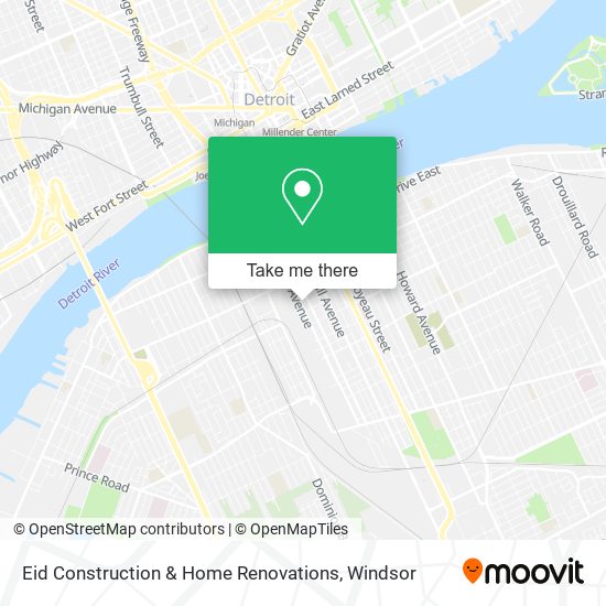 Eid Construction & Home Renovations map