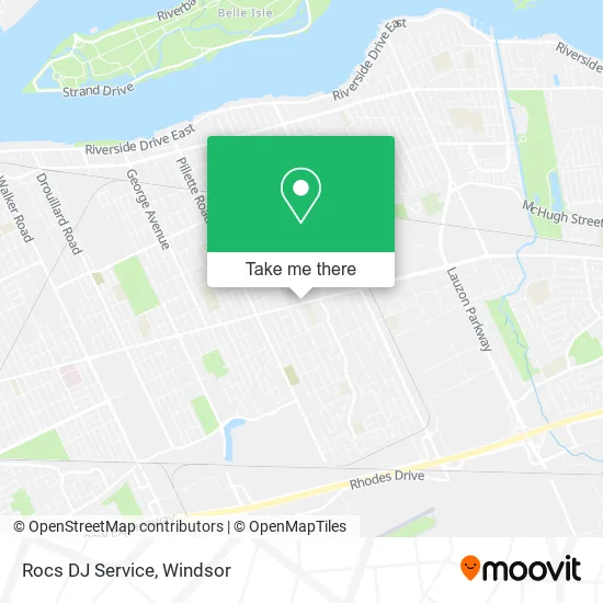 Rocs DJ Service map