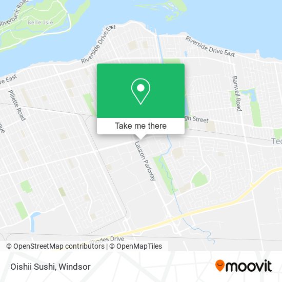 Oishii Sushi map