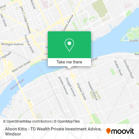 Alison Kitts - TD Wealth Private Investment Advice map