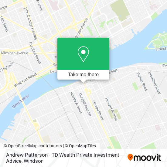 Andrew Patterson - TD Wealth Private Investment Advice map