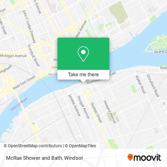 McRae Shower and Bath map