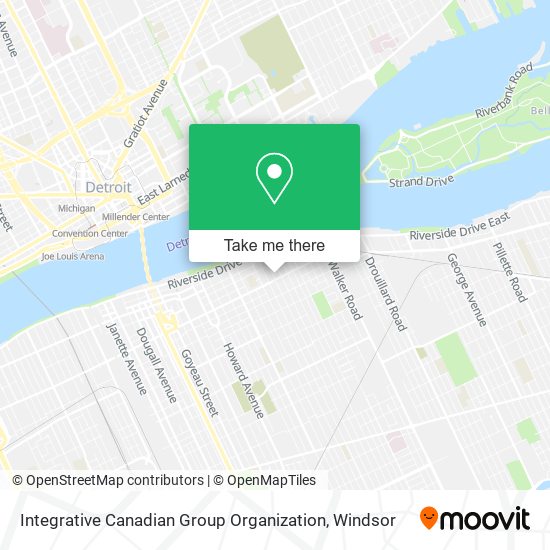 Integrative Canadian Group Organization map