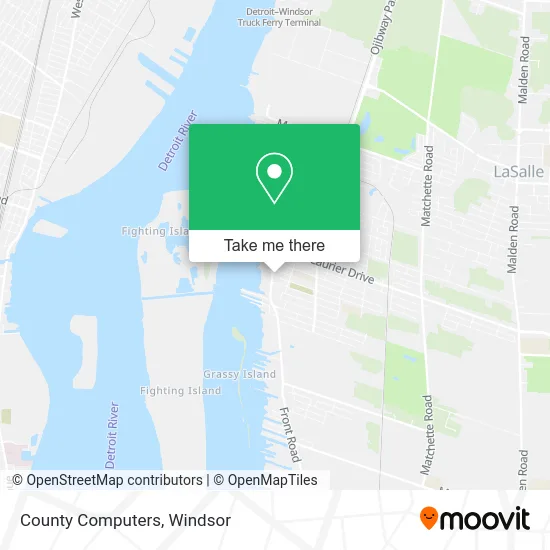 County Computers map