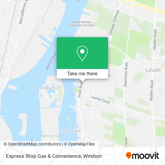 Express Stop Gas & Convenience map