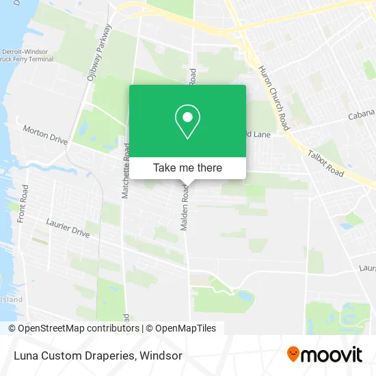 Luna Custom Draperies map