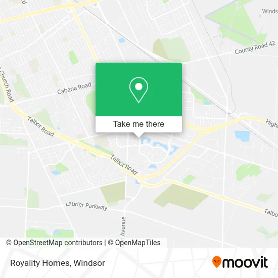 Royality Homes map