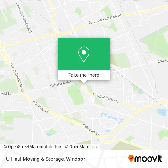 U-Haul Moving & Storage map