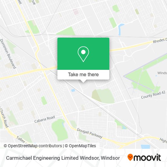 Carmichael Engineering Limited Windsor map