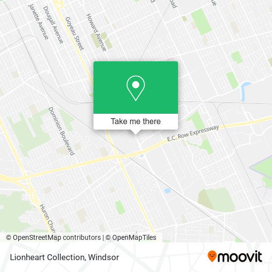 Lionheart Collection map