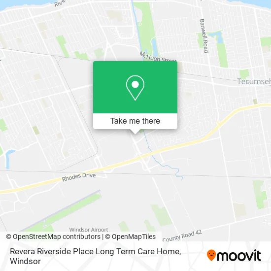 Revera Riverside Place Long Term Care Home map